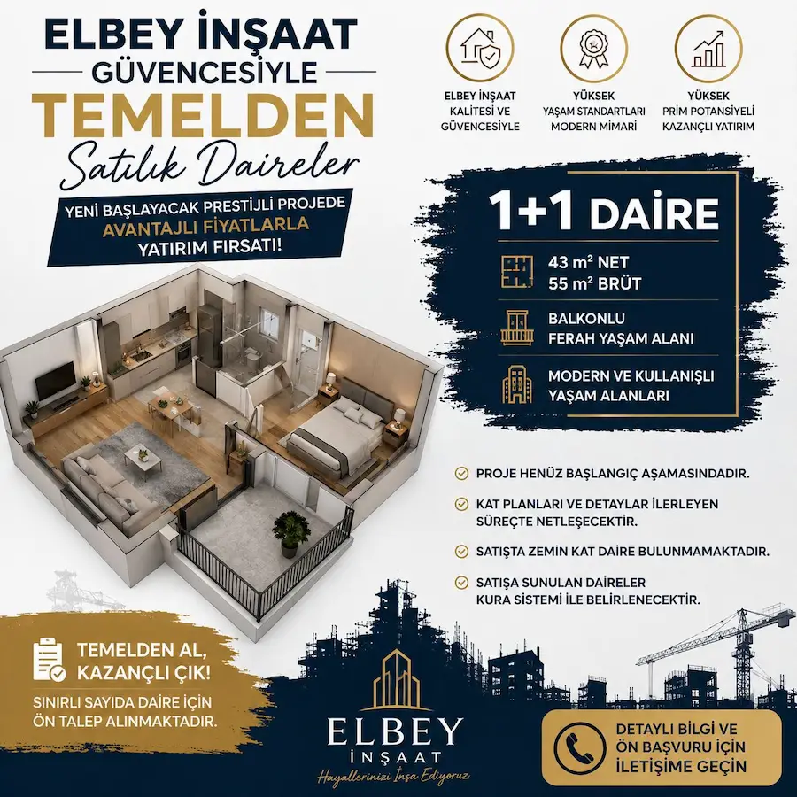ELBEY 1+1 SATILIK