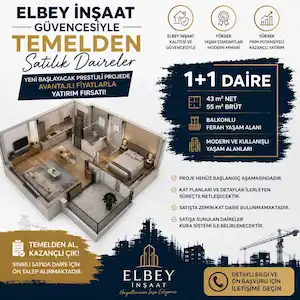 ELBEY 1+1 SATILIK