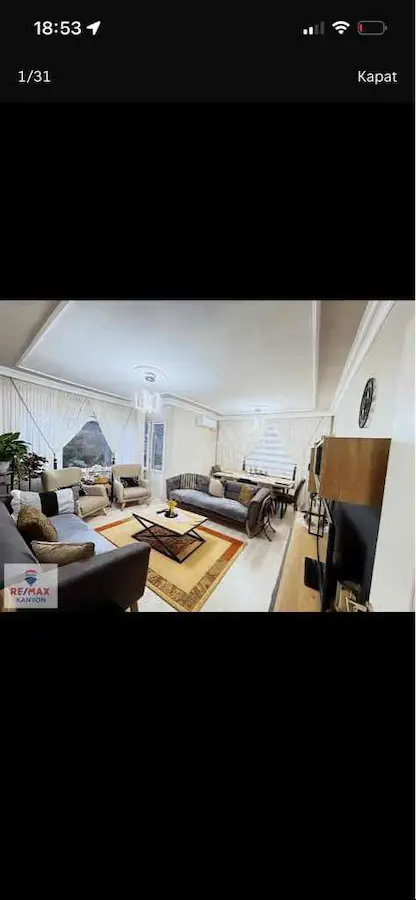 REMAX KANYON’DAN SATILIK 3+1 DAİRE