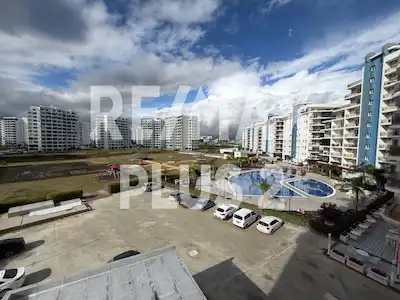 KİRALIK SIFIR STÜDYO – HAVUZ MANZARALI FULL EŞYALI | PARK RESIDENCE, LONG BEACH !!!