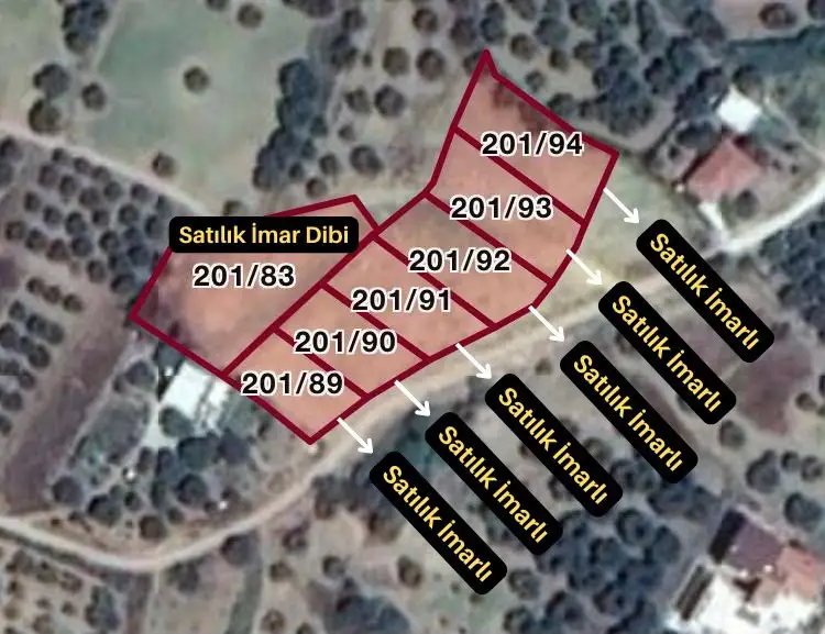 TEKIRDAĞ/HOŞKÖY'DE YATIRIMA UYGUN,,DENIZ MANZARALI, VILLA ARSASI, UYGUN FIYAT