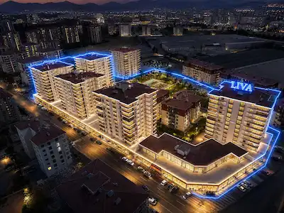 LIVA KONAKLARINDA 3+1 CADDE CEPHELİ CAM BALKONLU DAİRE