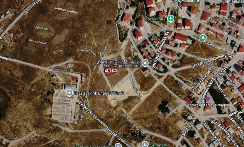 BAYBURT MERKEZ ESENTEPE MAHALLESİ 745 M² İMARLI ARSA