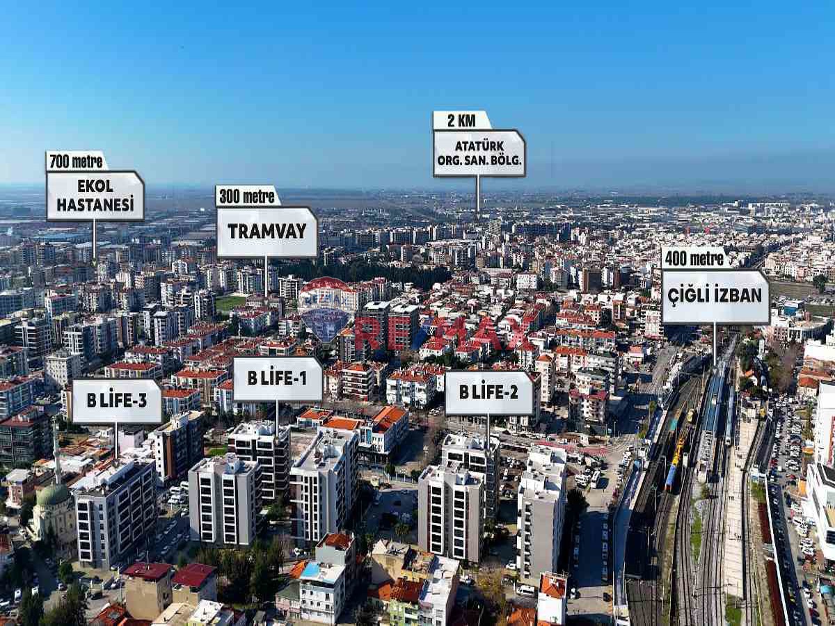 İZMİR ÇİĞLİ ATAŞEHİR BLİFE-3 SİTESİNDE SATILIK 2+1 SIFIR DAİRE