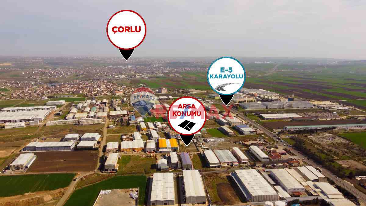 ERGENE MARMARACIK’TA 4.676 M² SANAYI ARSASI 