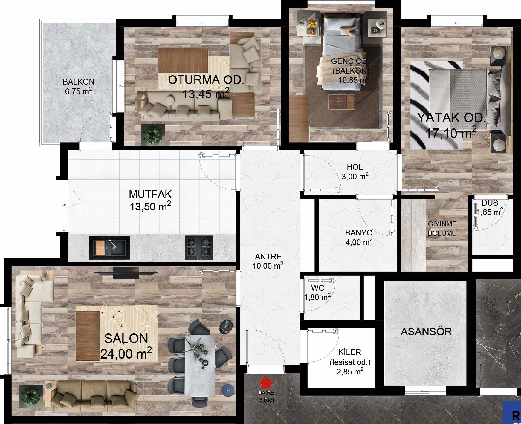 REMAX CENTRAL ' KILAVUZDA SITE İÇINDE LANSMAN FIYAT 3+1 3. ETAP