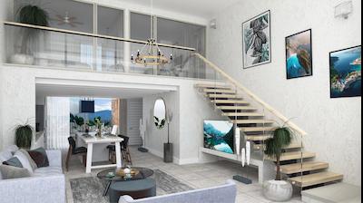 REMAX ÇARŞIDAN BAHAMAS HOMES 1+1 SATILIK BAHÇE KATI