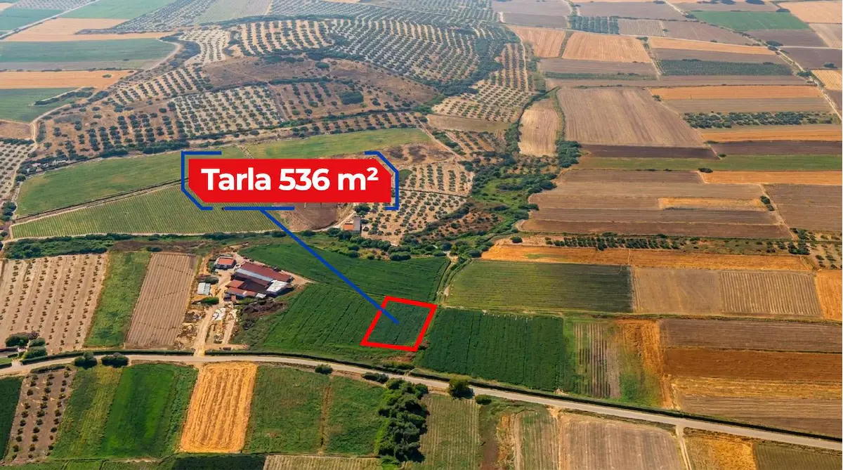 RE/MAX İNCİ'DEN BİGADİÇ ÇEKİRDEKLİ MAH. 536 M2 SATILIK TARLA