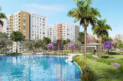 SURYAPI TURKUAZ ETABI BAHÇE KULLANIMLI OTURUMA HAZIR 4+1 SATILIK