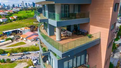 DAP TERAS KULE'DE MUHTEŞEM DENİZ MANZARALI | 281 M² | ÖZEL TERASLI | 14. KAT | KONUT + OFIS