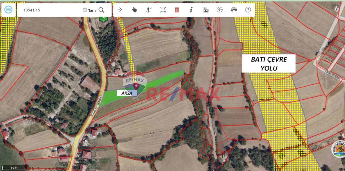 ÇATALÇAM'DA SATILIK TARLA