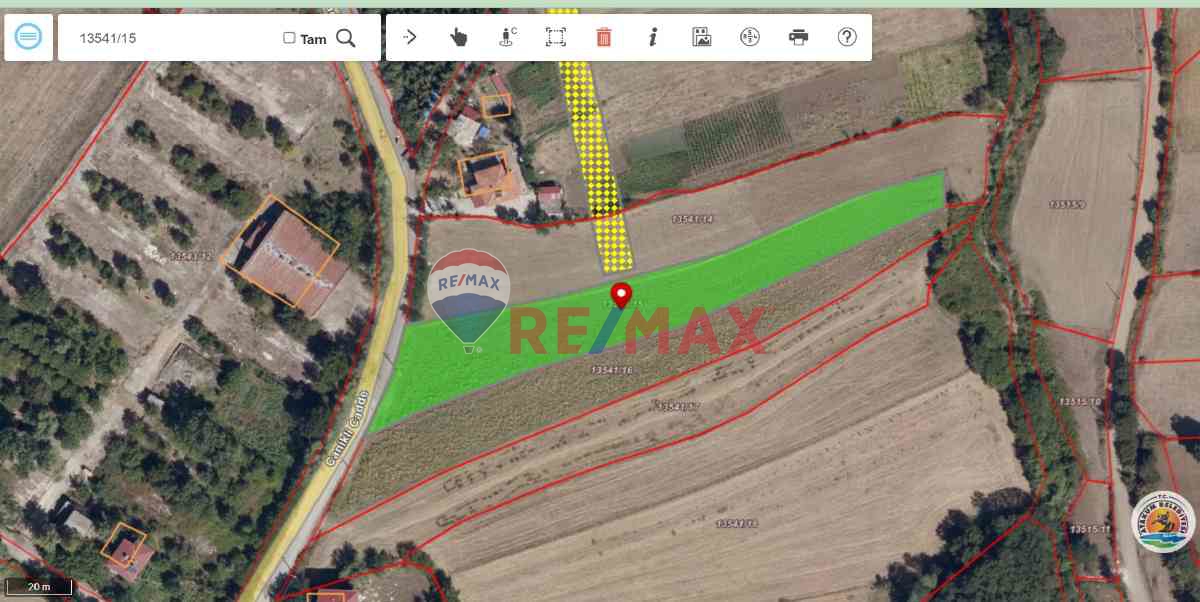 ÇATALÇAM'DA SATILIK TARLA