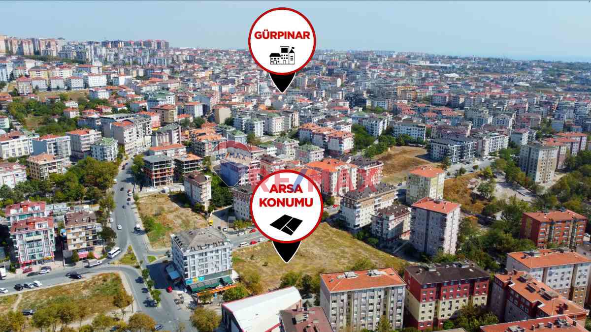 BEYLİKDÜZÜ, GÜRPINAR MERKEZ'DE KONUT+TİCARİ İMARLI KUPON ARSA
