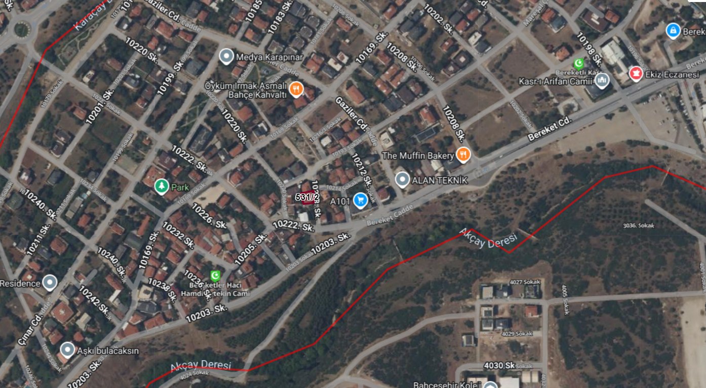 REMAX MODEL'DEN BEREKETLER'DE 294M² SATILIK FIRSAT PARSELI