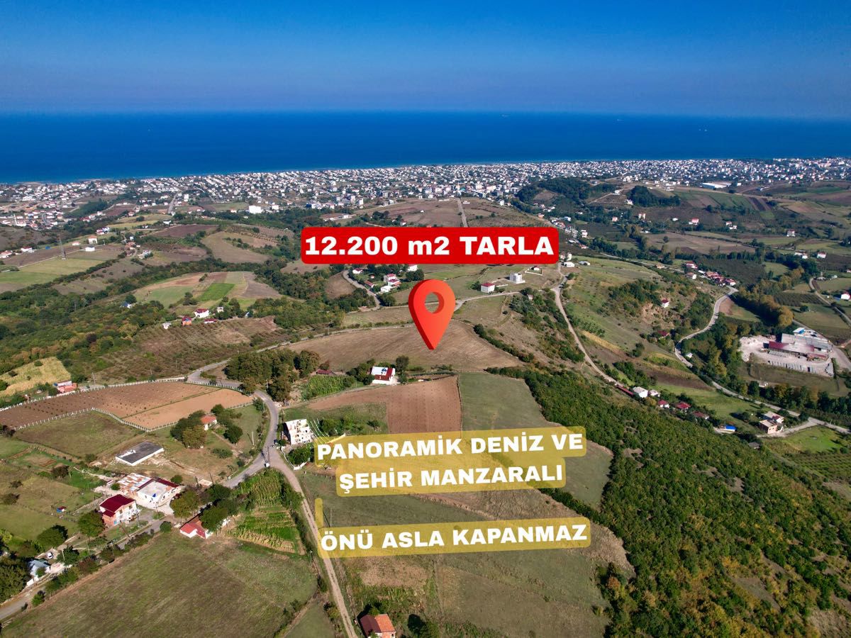 ATAKUM TAFLAN İMAR SINIRINDA ÖNÜ KAPANMAZ EMSALSİZ TARLA