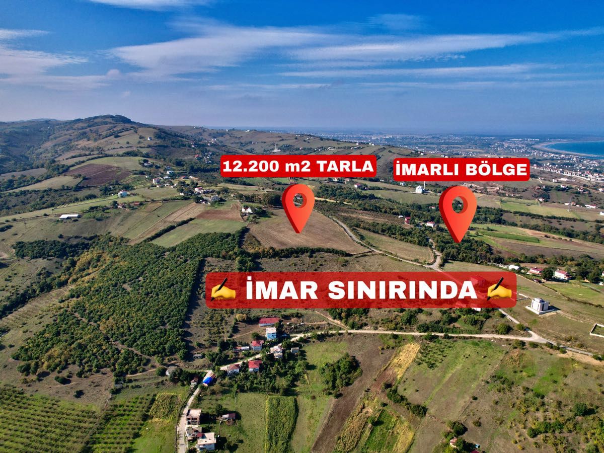 ATAKUM TAFLAN İMAR SINIRINDA ÖNÜ KAPANMAZ EMSALSİZ TARLA