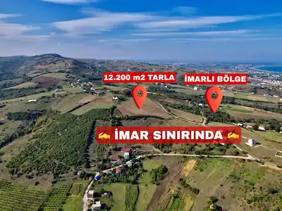 ATAKUM TAFLAN İMAR SINIRINDA ÖNÜ KAPANMAZ EMSALSİZ TARLA