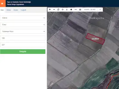 EDİRNE ENEZ SULTANİÇE'DE SATILIK MÜSTAKİL PARSEL