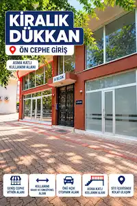 ALTAYÇEŞME SITE IÇINDE KİRALIK 160 M² ASMA KATLI DÜKKAN