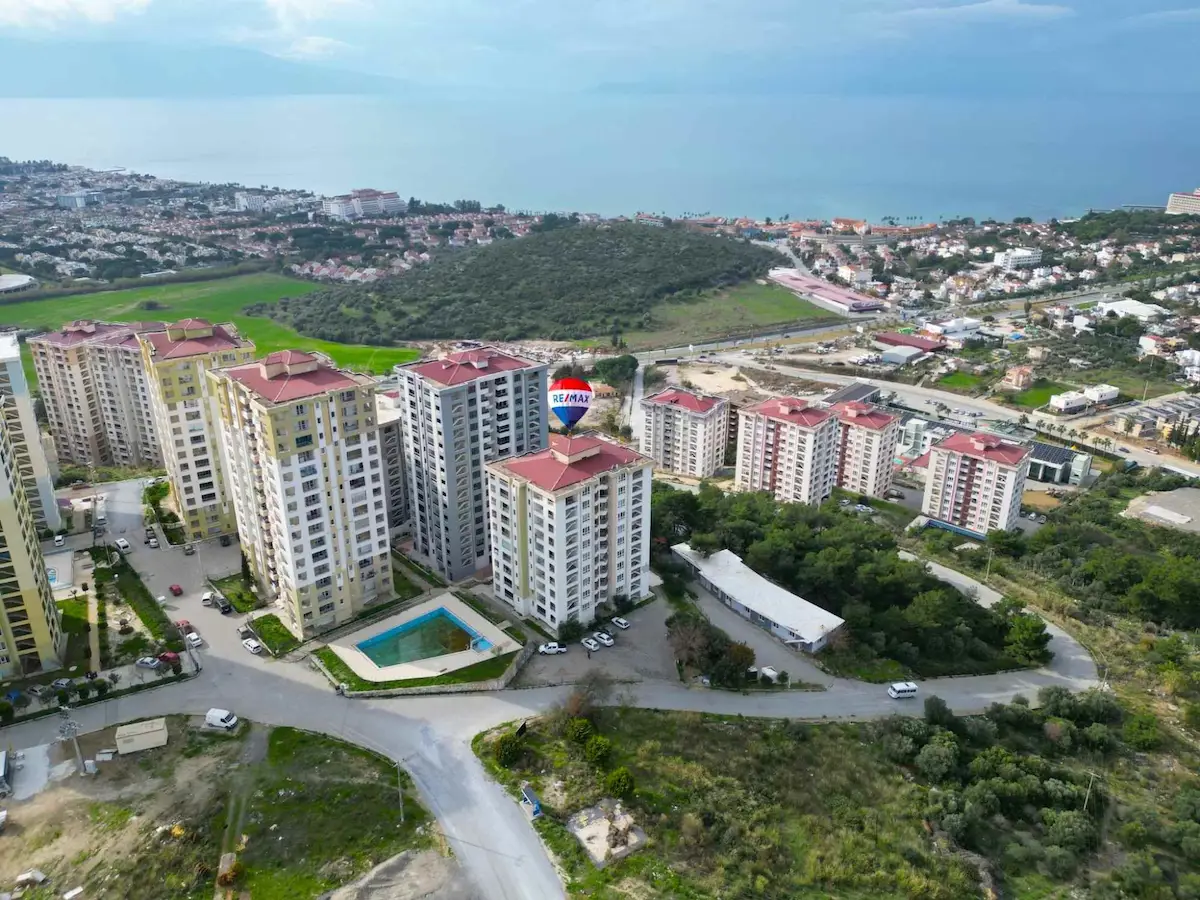FLAMINGO SITESINDE DENIZ MANZARALI EŞYALI KIRALIK 2+1 DAIRE