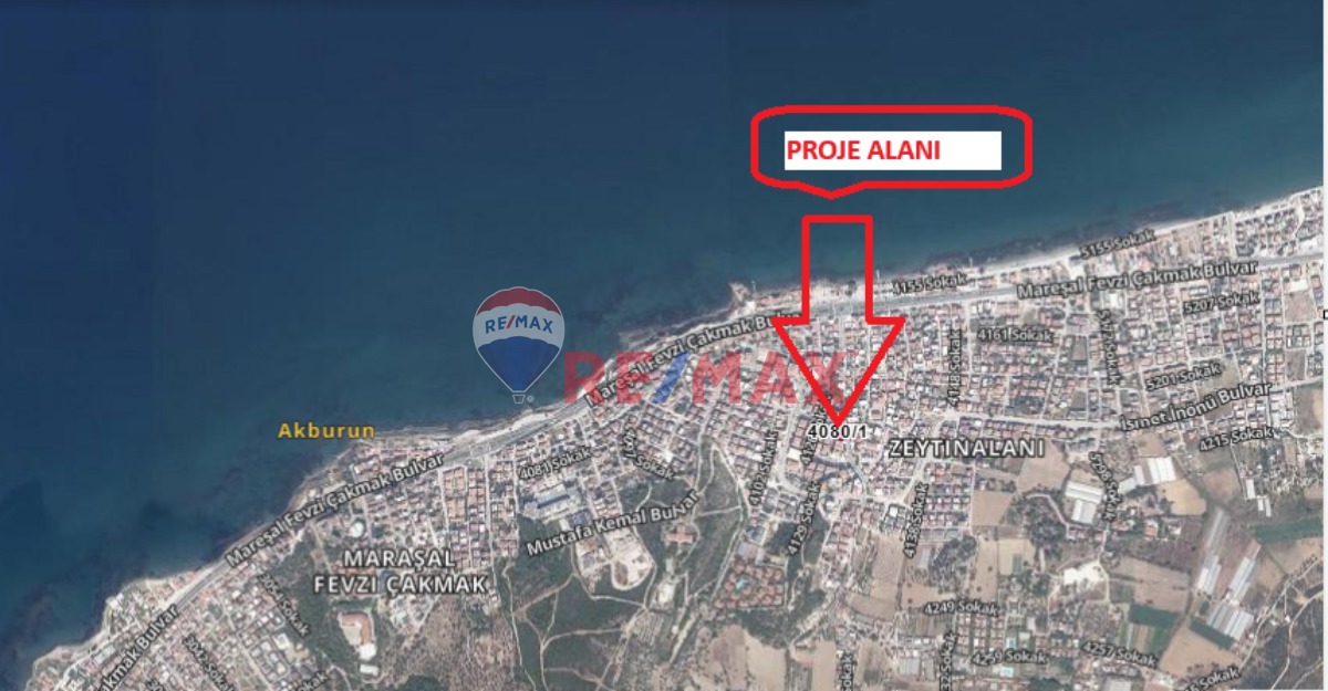1+1 DAİRE ZEYTİNALANI MERKEZDE PROJEDEN