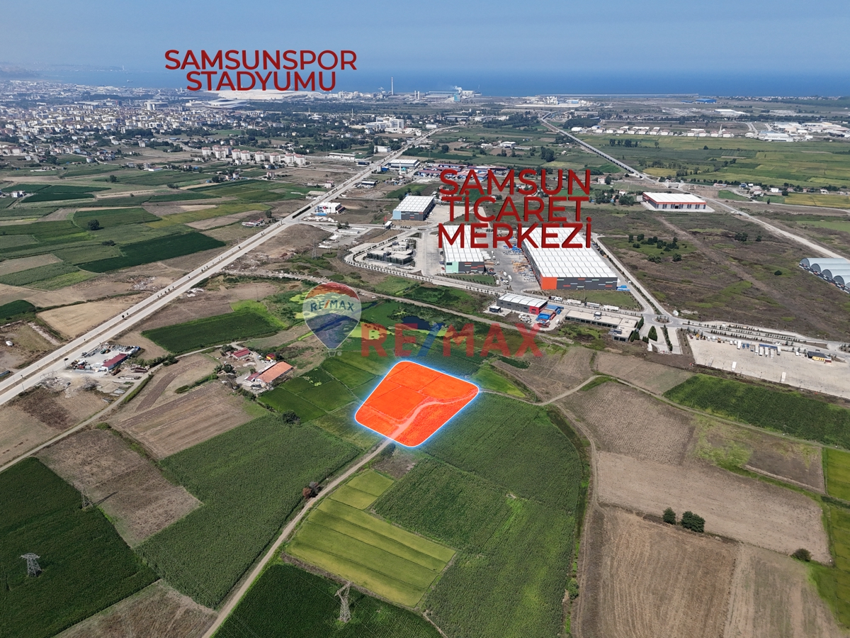 REMAX KUZEYDEN TEKKEKÖY LOJİSTİK MERKEZİ YANINDA TİCARİ İMARLI ARSA