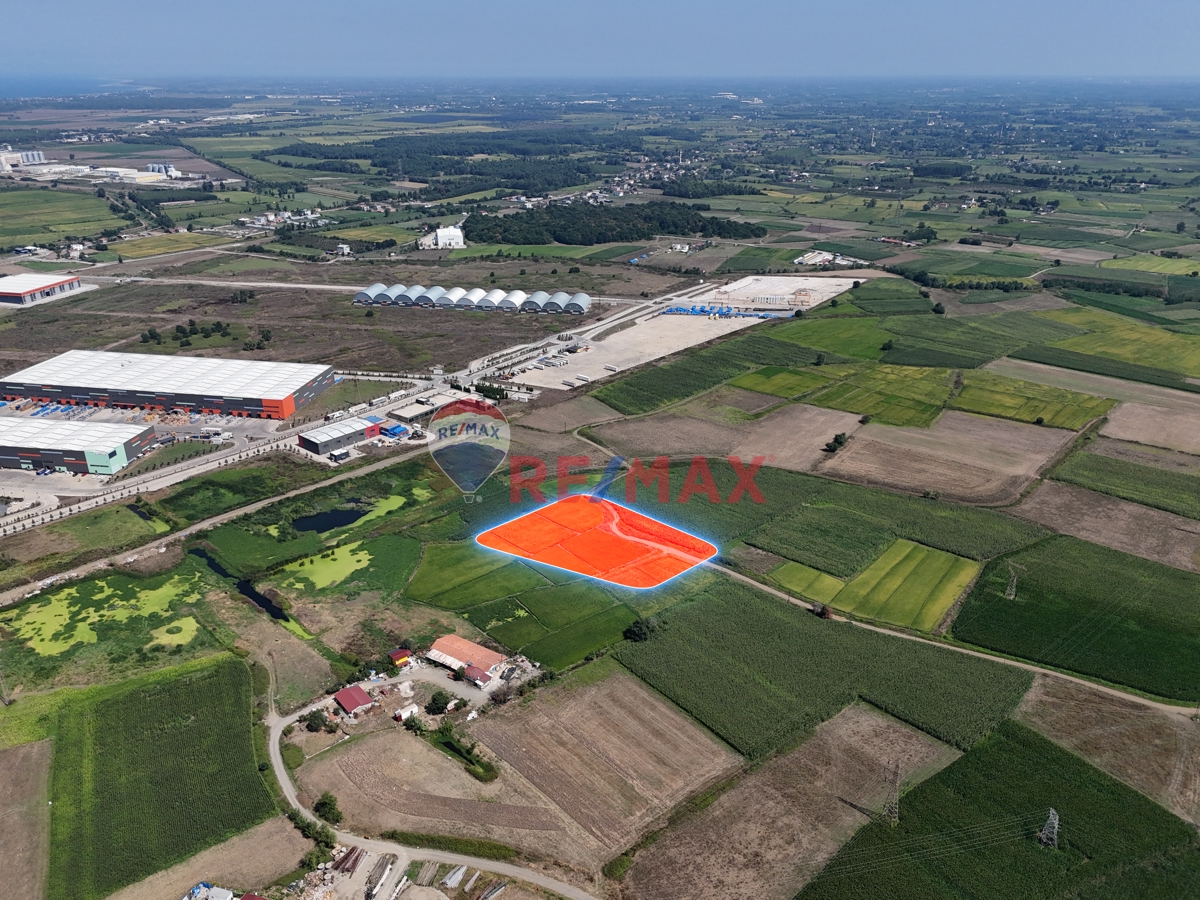 REMAX KUZEYDEN TEKKEKÖY LOJİSTİK MERKEZİ YANINDA TİCARİ İMARLI ARSA