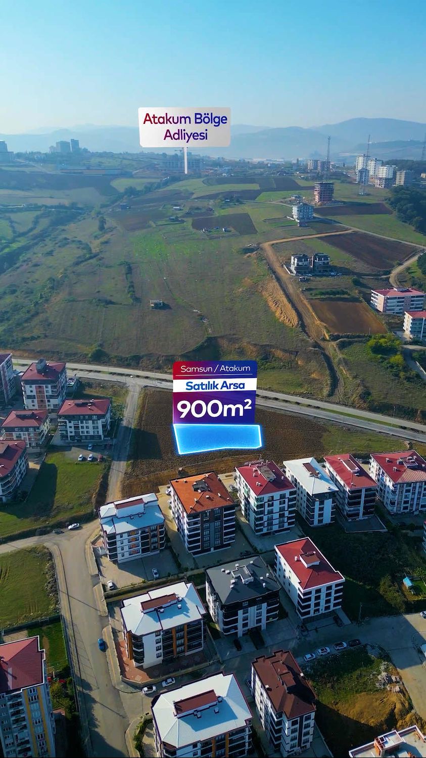 ATAKUM BALAÇTA R.T.ERDOĞAN BULVARINA 2.PARSEL 900 M2 ARSA İÇİNDE SATILIK HİSSE