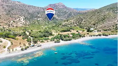 DATÇA YAZI MAH. BAĞLARÖZÜ'NDE SATILIK FULL DENİZ MANZARALI TINY HOUSE VE TARLA