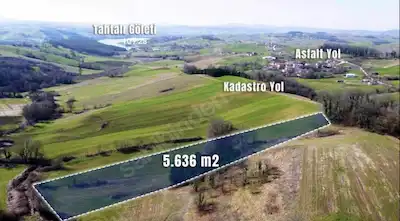 TAHTALI’DA ASFALT YOLA CEPHELİ | 5.636 M² | 0.05 İMARLI YATIRIM FIRSATI
