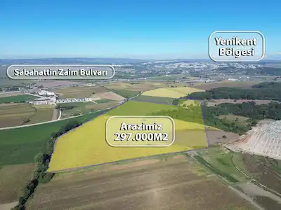 ADAPAZARI KARAKAMIŞTA 297.022 M² YATIRIMLIK DEV ARAZİ