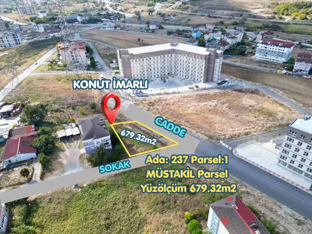 ARNAVUTKÖY HADIMKÖY MAHALLESİNDE SATILIK İMARLI ARSA