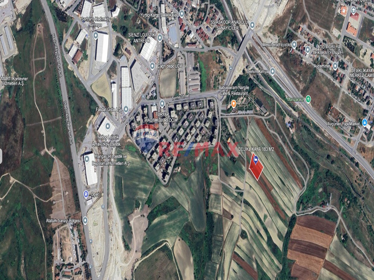DELİKLİKAYA ORGANİZE SANAYİ BÖLGESİ LOJİSTİK İMARLI FIRSAT ARSA