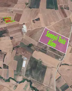 ÇANAKKALE BIGA 11.568 M² TEK TAPU TARLA – SANAYI ALANINA 550 M 