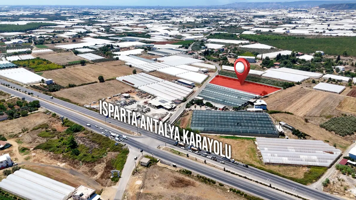 AKSU TOPALLIDA ASFALT YOLA 60 METRE CEPHELİ ARAZİ