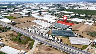 AKSU TOPALLIDA ASFALT YOLA 60 METRE CEPHELİ ARAZİ
