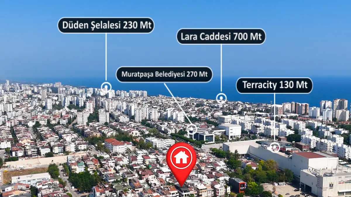 FENERİN KALBİNDE | TERRACITY ARKASI | LÜKS 3+1 DUBLEKS