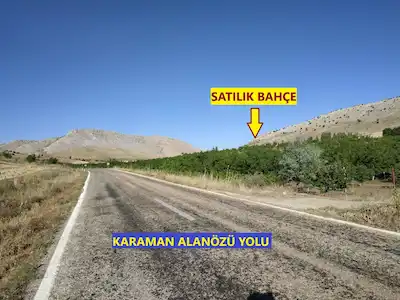 REMAX M ÇABUK KARAMAN MERKEZ ANA YOL ÜZERİNDE 50396M2 SATILIK CEVİZ BAHÇESİ, EV VE MÜŞTEMİLATI