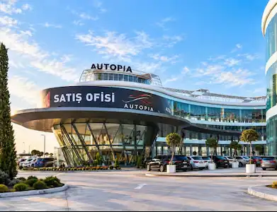 AUTOPIA’DA YÜKSEK ŞEREFİYELİ 

10 ARAÇ KAPASİTELİ SATILIK 
İŞ YERİ DÜKKAN-MAĞAZA