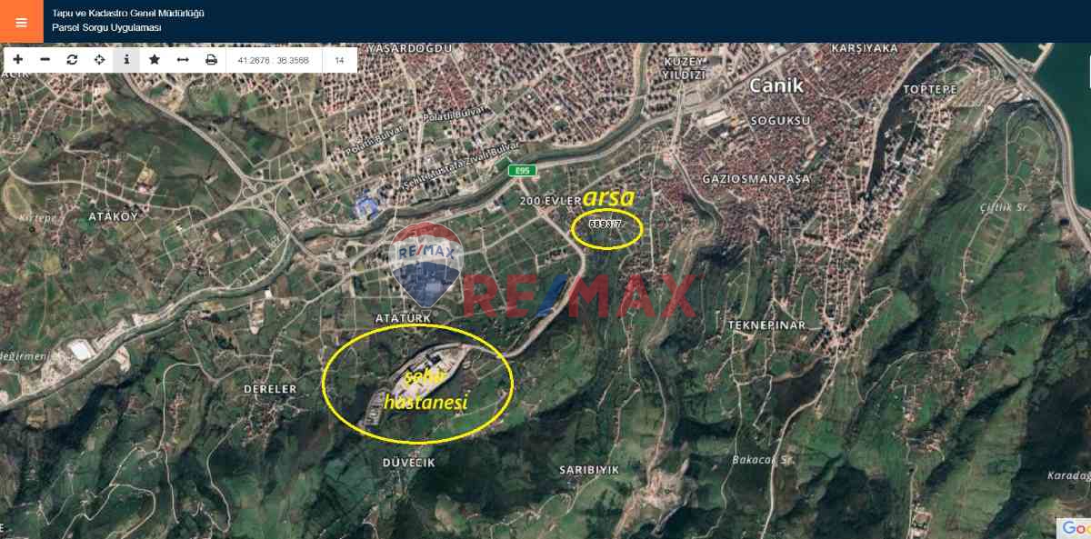 ŞEHİR HASTANESİ YOLUNA YAKIN SATILIK ARSA