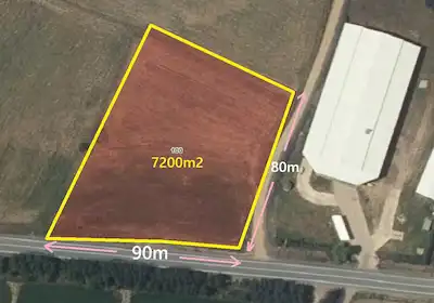 REMAX M ÇABUK TEKİRDAĞ/HAYRABOLU -PEHLİVANKÖY EDİRNE YOLU ÜZERİNDE, 7200M2 SATILIK KÖŞE PARSEL