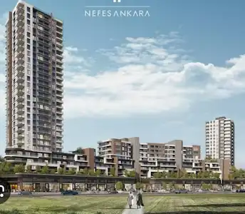 NEFES ANKARA'DA SATILIK 2+1 DAIRE, 10. KAT, PRESTIJLI SITE!