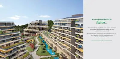 VSANCAKTEPE MERKEZ SITESINDE KIRALIK 2+1 BALKONLU DAIRE