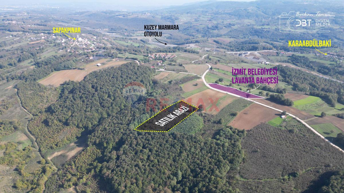 Kocaeli, İzmit, Sapakpınarda Eşsiz Yatırım Fırsatı - Satılık Tarla