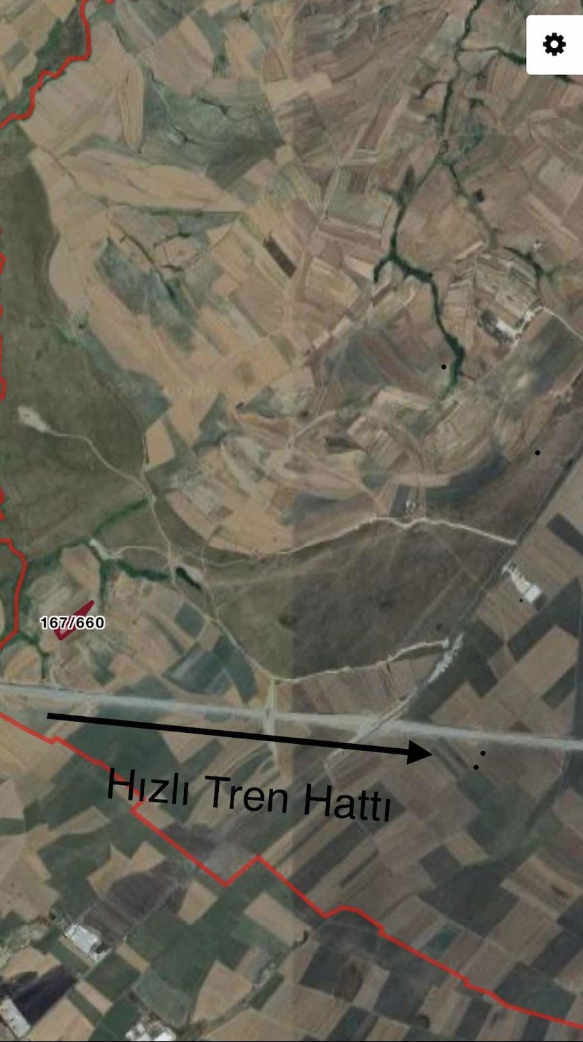 ERGENE AHİMEHMET 6784 M2 HIZLI TREN VE OSB YAKINI SATILIK TARLA