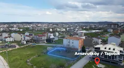 ARNAVUTKÖY TAŞOLUK'TA MÜSTAKİL TAPULU SATILIK 340 M2 ARSA