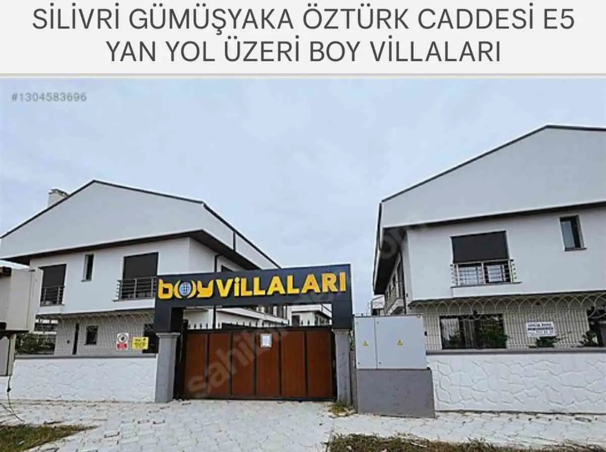 SİLİVRİ GÜMÜŞYAKA ÖZTÜRK CADDESİ E5 YAN YOL ÜZERİ BOY VİLLALARI