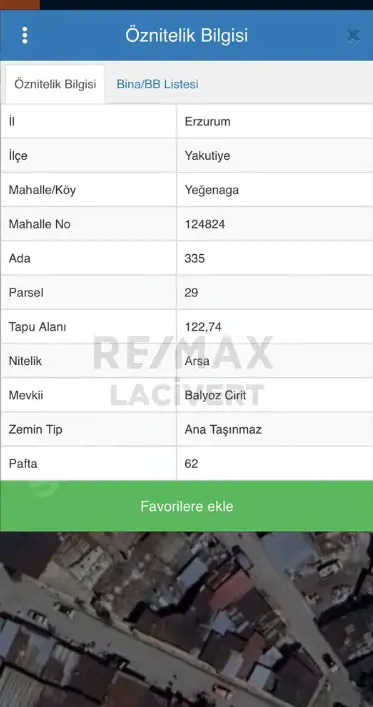 RE/MAX LACIVERT'TEN MAHALLEBAŞI'NDA SATILIK 3 KATLI BINA VE ARSA