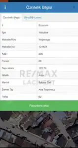 RE/MAX LACIVERT'TEN MAHALLEBAŞI'NDA SATILIK 3 KATLI BINA VE ARSA