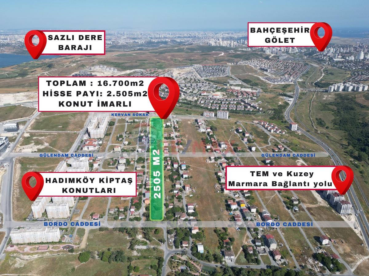 ARNAVUTKÖY DELİKLİKAYA MAHALLESİNDE KONUT İMARLI SATILIK TARLA